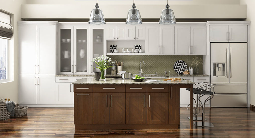 OPPEIN Kitchen in africa » Shaker Style Straight Line Kitchen with ...